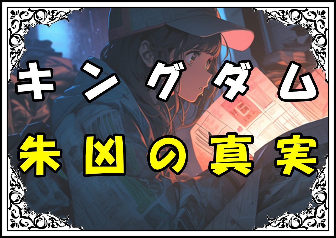 キングダム 朱凶 朱凶の真実