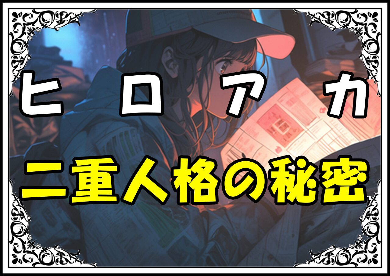 ヒロアカ 真堂揺 二重人格の秘密