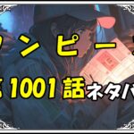 ワンピース1001話ネタバレ最新＆感想＆考察