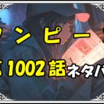 ワンピース1002話ネタバレ最新＆感想＆考察