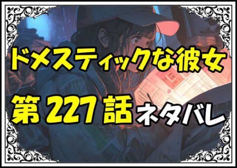 ドメスティックな彼女227話ネタバレ最新＆感想＆考察