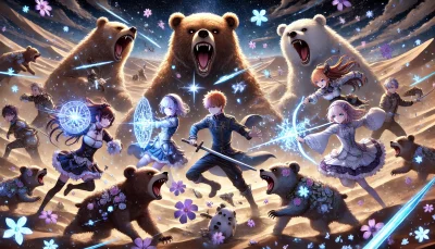 リゼロ6章16話魔獣花魁熊壮絶バトル監視塔道