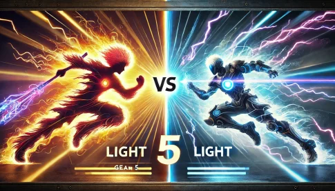 ワンピースルフィvsボルサリーノ激闘ギア5力